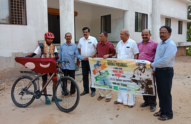 ತುಳುನಾಡ ಧ್ವಜಧಾರಿ ಪ್ರಸಾದ್ ವಿಜಯ ಶೆಟ್ಟಿಗೆ ಸ್ವಾಗತ